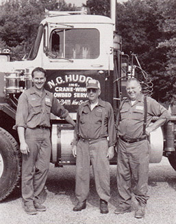 Dennis Hudon, Vice President; Norman C. Hudon, Founder and past-President; Bernard Hudon, President