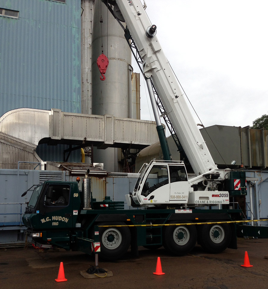 N. C. Hudon, Inc., providing professional crane and rigging services in Greater New Bedford, MA N. C. Hudon, Inc., providing professional crane and rigging services in Greater New Bedford, MA